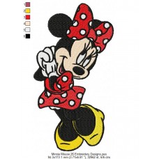 Minnie Mouse 26 Embroidery Designs